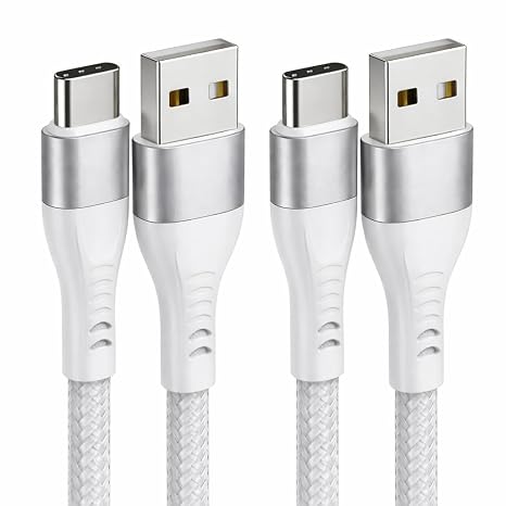 2 Pack 1M USB A To USB C Charger Cable For Oppo A54 5g /Reno6 5G /A94 /Find | X3 Lite /A72 /Find X2 Lite Charger Cable, 3A USB C Fast Charging Cable, High Speedy Charging And Data Transfer