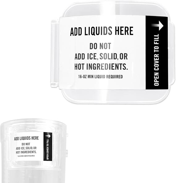 BOXOB Replacement Lid for Ninja Slushie Machine, Transparent Chilling Cylinder Lid Frozen Drink & Slushie Part Accessories for Ninja 88oz FS300/FS301C/FS301
