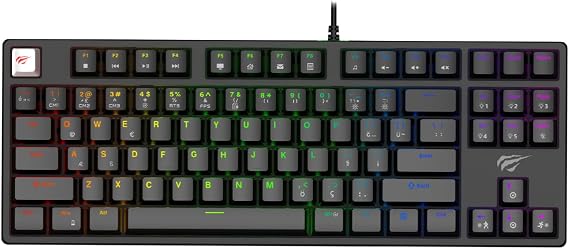 Havit Gamenote KB890L Türkçe Q Mekanik Oyuncu Klavyesi - SİYAH