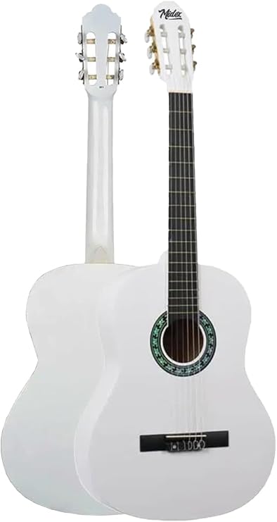 Midex CG-270WH Beyaz Renk Klasik Gitar 4/4 Yetişkin Boy Sap Ayarlı Full Set
