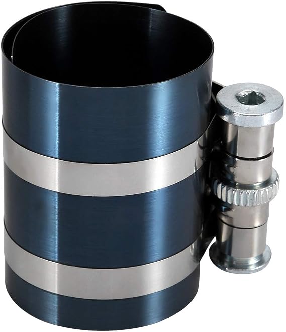 Piston Segment Compressor, Engine Piston Segment Compressor Tool Installer 53 to 175 Mm 3 Inch Ratchet (3 inch)