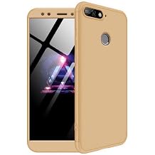 bbtech Huawei P Smart 2018 Mat Soft Kalite Silikon Kılıf Gold;Gold
