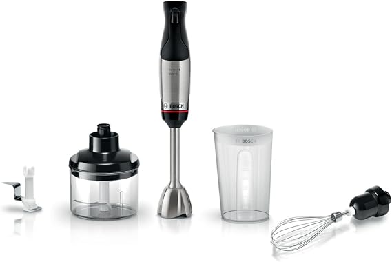 Bosch - Hand Blender, ErgoMaster, 1000W, QuattroBlade, Stainless Steel