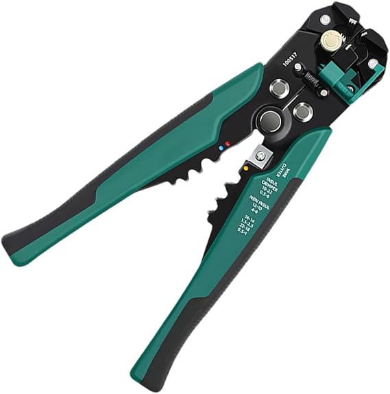 Automatic Wire Stripper, Automatic Wire Stripper Tool | Auto Wire Stripper Wire Cutter Stripper - Multifunctional Crimping Tool, Construction Cable Cutter, Engineering Circuit Installation