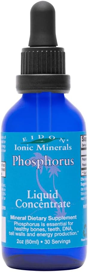 Phosphorus, Liquid Concentrate, 2 oz 60 ml, Eidon Ionic Minerals