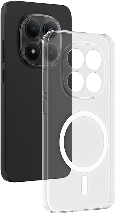 Redmi Note 15 Pro Plus Sararmaz Ultra İnce Şeffaf Sert Mika M-safe Kamera Yükseltili