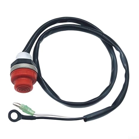 Outboard Engine Kill Switch 6A0-82550-01 Fit 2 4 4-40HP Motors - Shut Off Button
