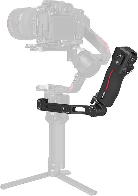 SMALLRIG Adjustable Sling Handle for DJI RS 2 / RS 3 Pro/RS 4 / RS 4 Pro Gimbal Stabilizer, Focus Control, Max Load 13.2lb, Joystick Operation, Mode Switching, Centering/Locking - 4326