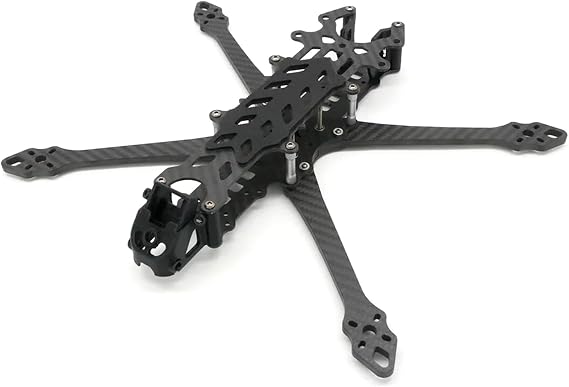 8インチ 375mm FPV カーボンファイバー フリースタイルフレームキット ホイールベース 375mm アーム 5.0mm ロングドローンに最適