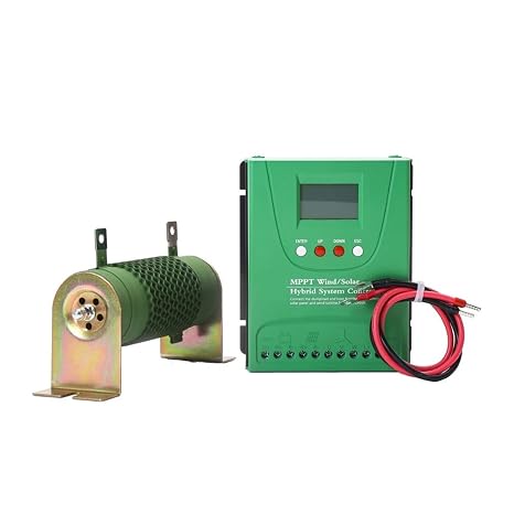 Solar Controller, 12V/24V/48V Wind-solar Complementary Controller MPP Breeze Charging 1000w2000w(Wind1.6kwLight1.2kw 24/48v)