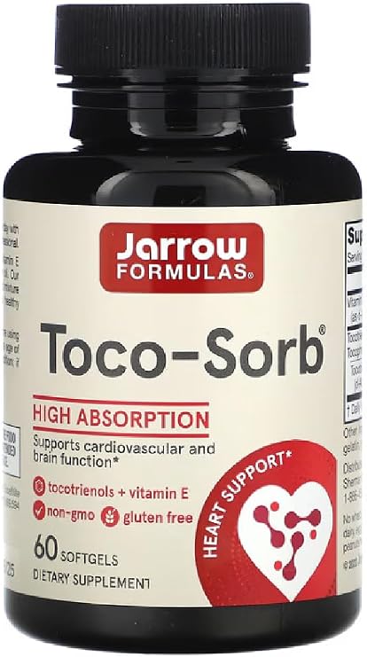 Jarrow Formulas - Toco-Sorb | Broad Spectrum Tocotrienols and Tocopherols - 60 Softgels