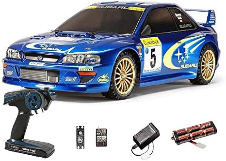 Tamiya RC 58631 Subaru Impreza Monte Carlo TT02 1:10 Standard Wheel Radio Bundle