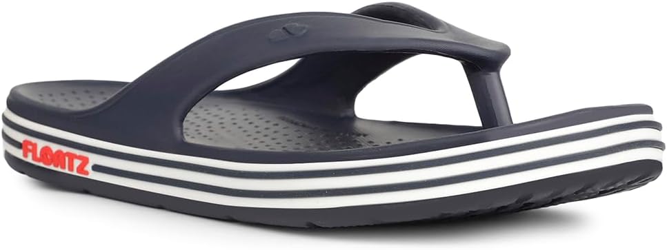Bata Floatz 8779 FLOATZ 2.0 TH: Men's Navy Casual Flip-Flop Slip-On Thong Slippers for Ultimate Comfort