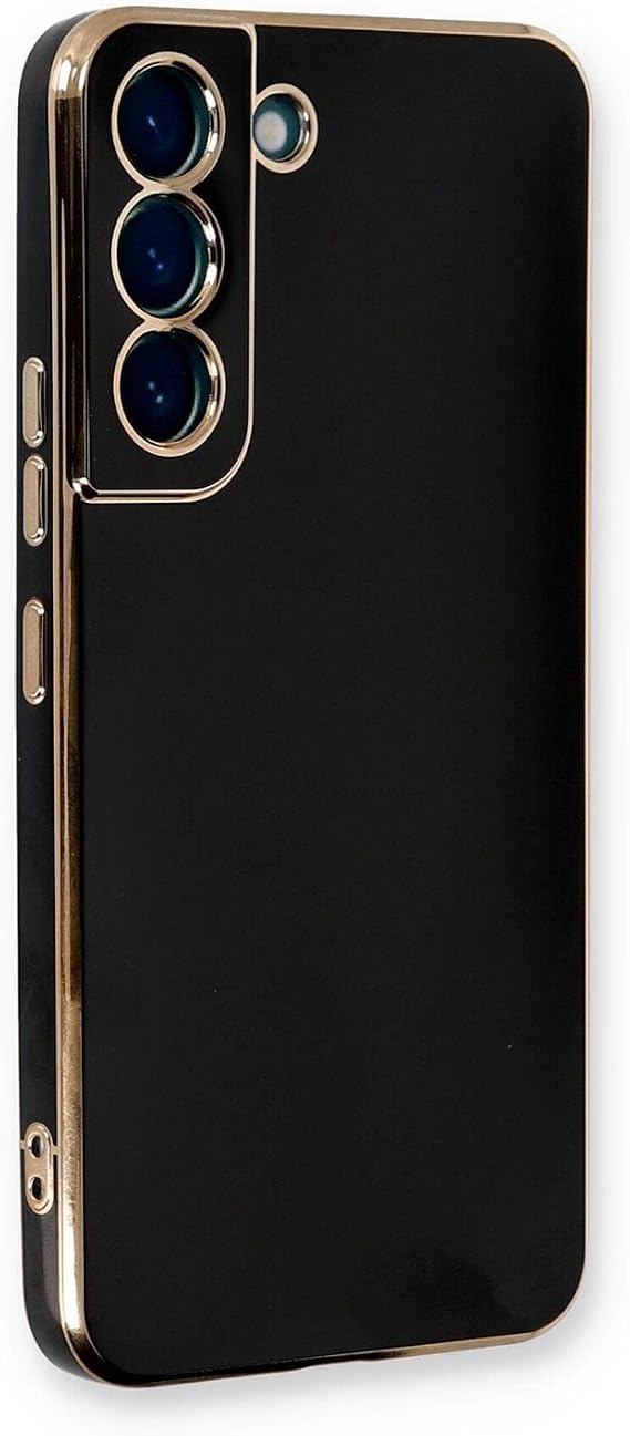 Microsonic Samsung Galaxy S21 FE için Kılıf Olive Plated Siyah [Galaxy S21 FE ile Uyumlu Kılıf - Siyah]