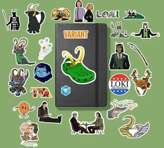 Loki Sticker Paketi/Bullet Journal Defter Çıkartma Ajanda Laptop Etiket