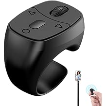 Smartphone Scroll Remote Control | Mini Camcorder Button Controller, Wireless Video Scroll, Camcorder for Video Recording, E-book Browsing, Smartphone, Vlogging