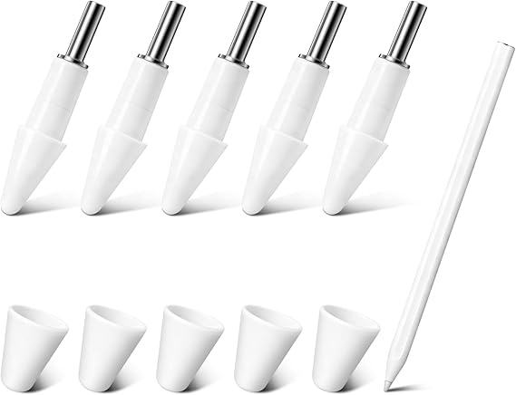Replacement Tips for Xiaomi Smart Pen 2-5 Pieces Replacement Pen Tips for Xiaomi Smart Pen 2nd Generation, Stylus Replacement Tips Suitable for Xiaomi Pad 6, Replacement Tips with Pen Tip Protector