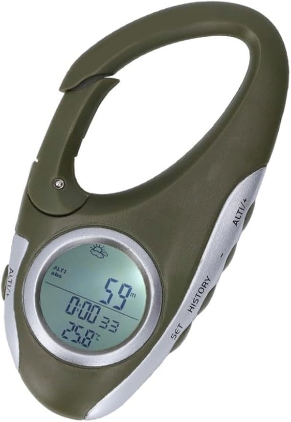 Compact Altimeter Barometer 10.8cm Multi-Function Tool