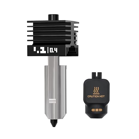 0.4MM Hotend for Bambu Lab X2D/P2S, Upgraded Hardened Steel Nozzle Print Head Hot End Assembly Kit for X2D/P2S/H2D/H2C/H2S/A1/A1 Mini/ P2S 3D Printer