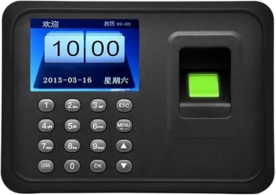 Time Clocks, Time Clock,Attendence Machine A6 Biometric Attendance System USB Fingerprint Reader for Employees Small Business