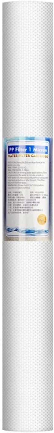 10 inch Prefilter 20" Water Filter Front Filter Pp Cotton Large Flow Water Purifier Transparent Bottle 3 Stages Water Filtration(20 inch 1 stage)