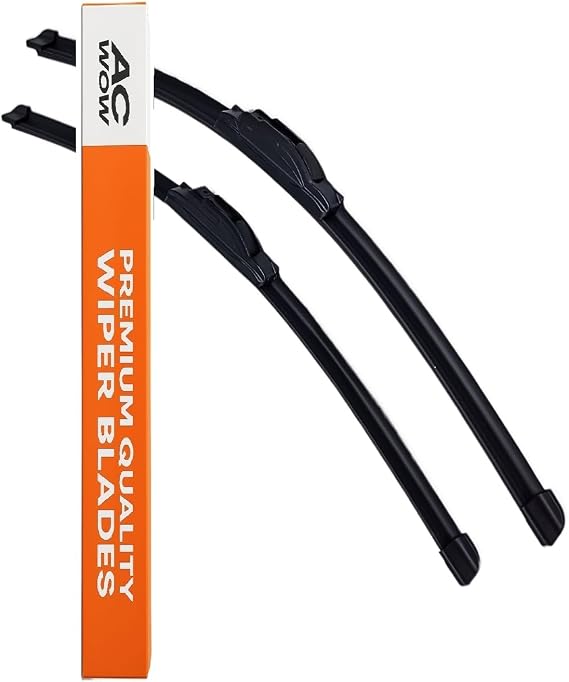 2x Front Windscreen Wiper Blades for Honda Civic (Mk8) Hatchback 2006 2007 2008 2009 2010 2011 2012 Windshield Wipers Exact Match Replacement Set