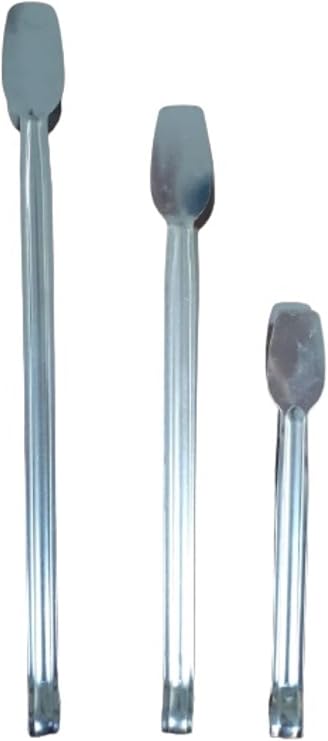 5DM-3 Farklı Boyda Paslanmaz Çelik Şef Mangal Barbekü Maşa Seti Kömür Izgara Maşa Seti - 23/31/36 cm