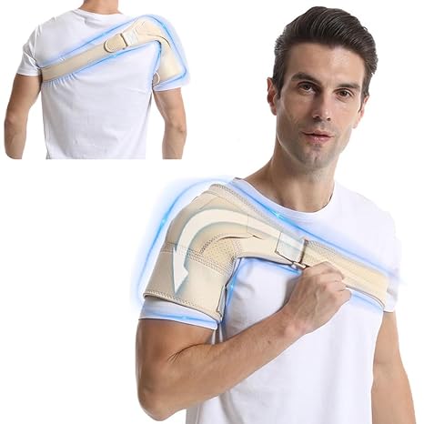 Shoulder Support Shoulder Brace Adjustable Shoulder Support Brace for Women Men Shoulder Strap Brace Shoulder Support Protector Posture Corrector Shoulder Brace Support Fits Both Right or Left