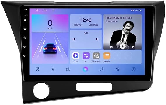 9 İnç Android Multimedya CarPlay Android Auto Navigasyon Kameralı 8GB RAM 64GB - Honda CR-Z 2011-2013 ile uyumlu