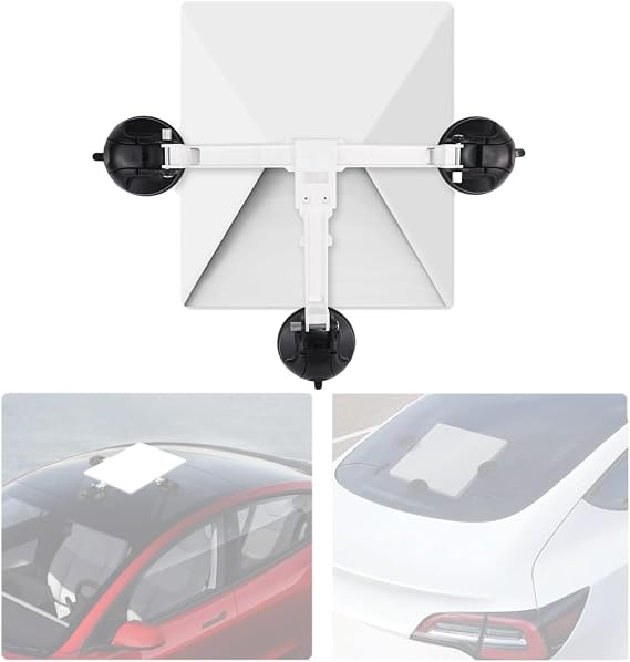 Starlink Mini Mount - Premium Suction Cup Car Mount for Starlink Mini Accessories Universal Installation on Sun Canopy Glass & Smooth Surfaces