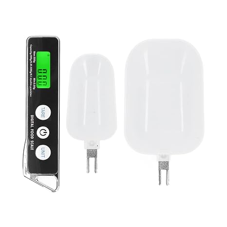Digital Measuring Spoon,Weighing Spoon Scale,0.05-500g Measure Range,Multi Weight Unit Conversion,for Flour Tea Spices(Black)