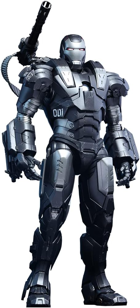 Movie Masterpiece Diecast Iron Man 2 Warmachine Reproduced 1/6 Scale Figure, Silver