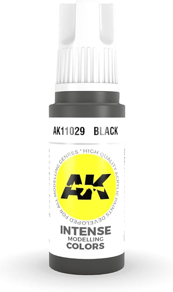 AK Interactive 3rd Gen Acrylic Black 17ml