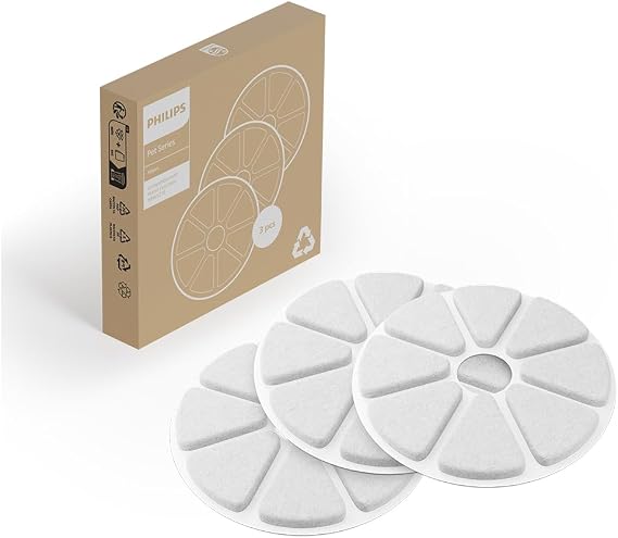Philips 3000 Serisi Su Pınarı Yedek Filtreleri, Çok Katmanlı Filtreleme, 30 Gün Tazelik, 3’lü, PAW0010/01 [Enerji Sınıfı B]