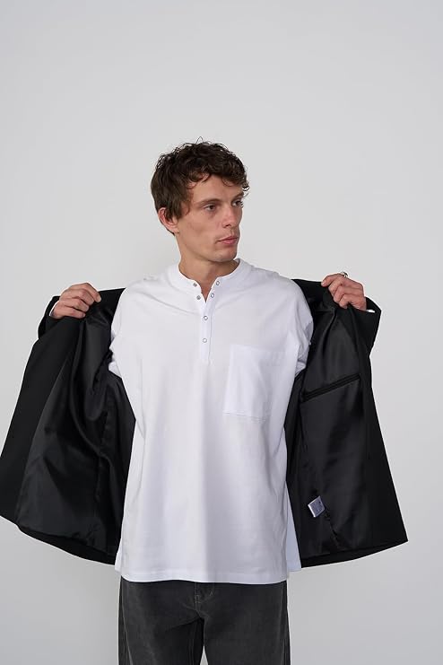Oversize Çıtçıtlı Basic Tshirt