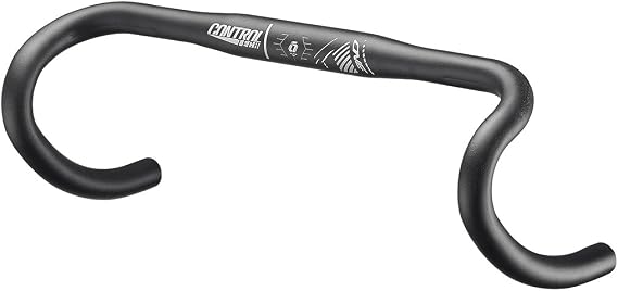 Control Tech One Alloy Road bar, 31.8x440mm, black, Laser-etched Logo