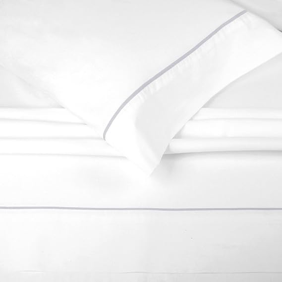 Burrito Blanco | Bed Sheet Set 50% Cotton 50% Polyester Bed 150 White