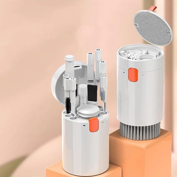 Jouis 20'si 1 Arada Klavye Temizleme Seti - Fırçalı, Kulaklık ve PC Temizleme Kiti, AirPods 1/2/3/Pro, Dizüstü Bilgisayar, Cep Telefonu İçin