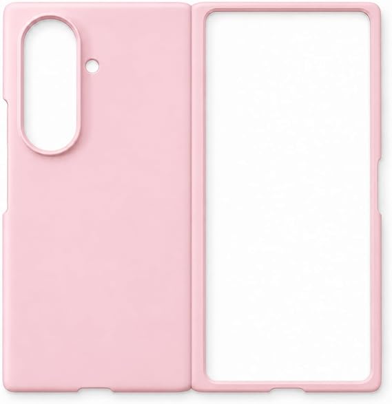 Microcase Samsung Galaxy Z Fold 8 Ultra ile Uyumlu Mat Yüzey Sert Plastik Kılıf - AL8848 Pembe