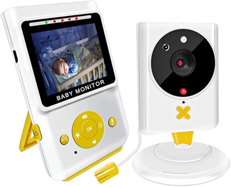 Vothoon Akıllı Bebek Kamerası Monitörlü Karşılıklı Konuşma Özellikli Sıcaklık İzleme 2.4 inç Bebek Kamerası