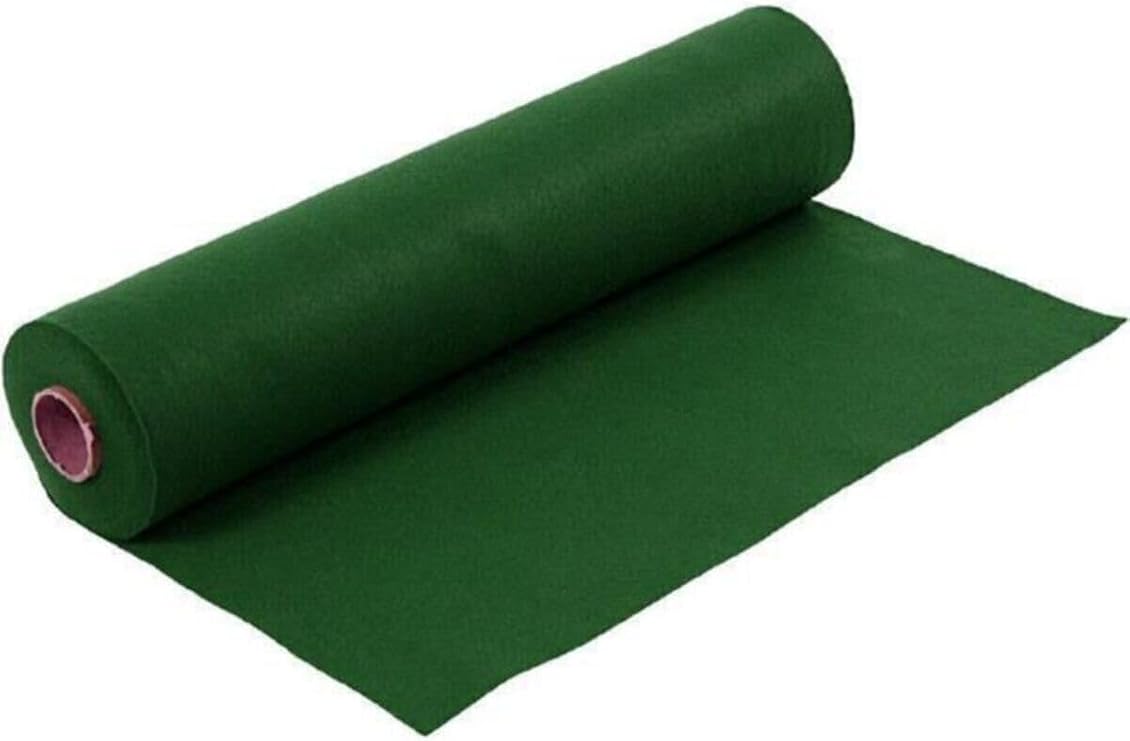 İnce Keçe Kumaş, 1mm Kalınlık, 100x100 cm, Çimen Yeşili