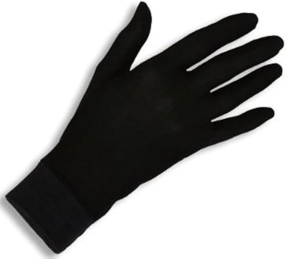 Jasmine Silk Pure Silk Gloves Thermal Liner Glove Inner Ski Bike Cycle Gloves (Extra Large) 100gsm