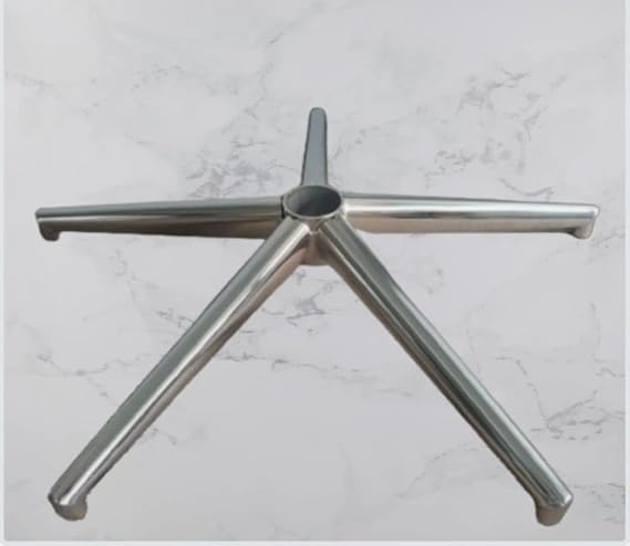 Sandofis Ofis Sandalyesi Yildiz Ayağı,Metal Krom 5 Kollu Yıldız Ayak,Çap 64 cm, Döner Sandalye Yedek Parçası