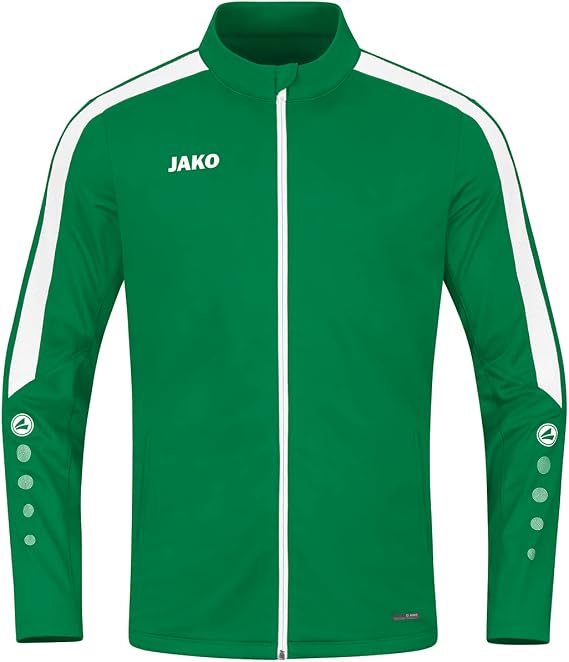 JAKO Power Polyester Jacket, Size: 164, Colour: Sports Green