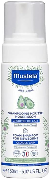 Mustela Konak Önleyici Yenidoğan Köpük Şampuanı, 150 ml