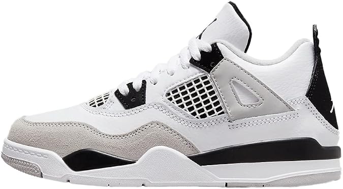 Jordan Preschool Air Jordan 4 Retro PS BQ7669 111 Military Black - Size 2Y