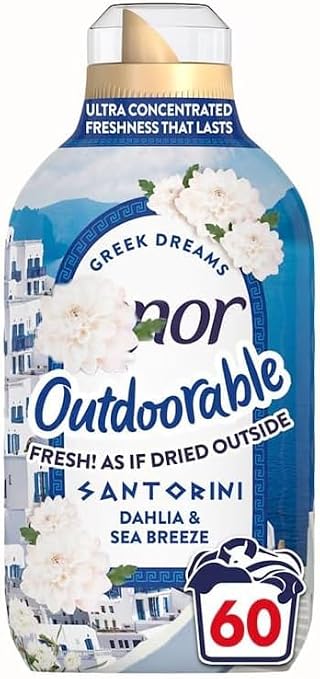 Outdorable Fabric Conditioner Santorini Dahlia & Sea Breeze 60 Washes 840ml