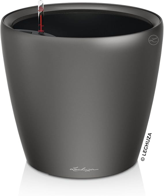 Lechuza Classico Premium LS 21 Metallic Anthracite 16023