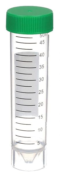Celltreat 229430 Polypropylene Self-Standing Centrifuge Tube, 50mL Volume (Case of 500)