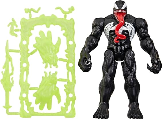Marvel Spider-Man ActionVerse Venom Action Figure & Accessories, 11.4-cm (4.5 inch) Super Hero Toys & Figures for Children, Ages 4+